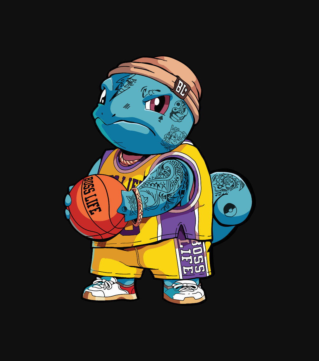 Basketball Squirtle Tshirt