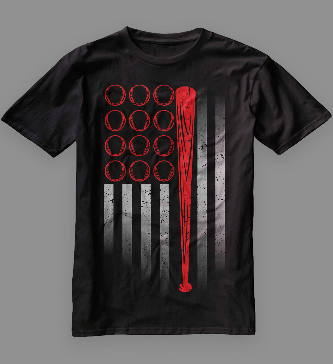 American Baseball Flag T-Shirt