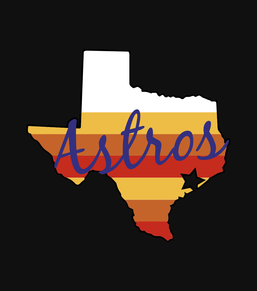 Astros Baseball Vintage T-Shirt