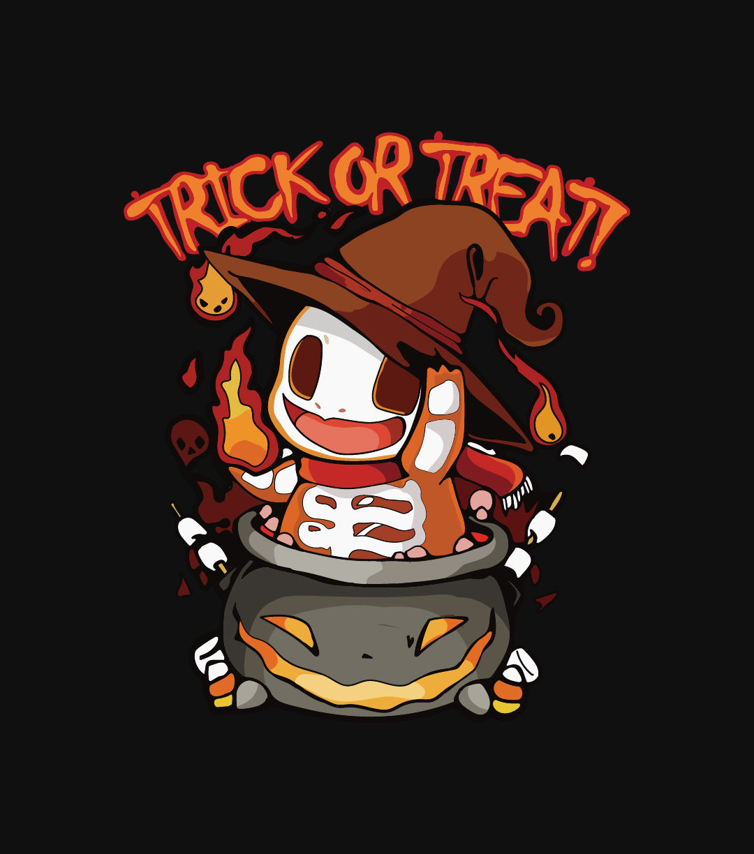 Trick or Treat - Charmander Tshirt