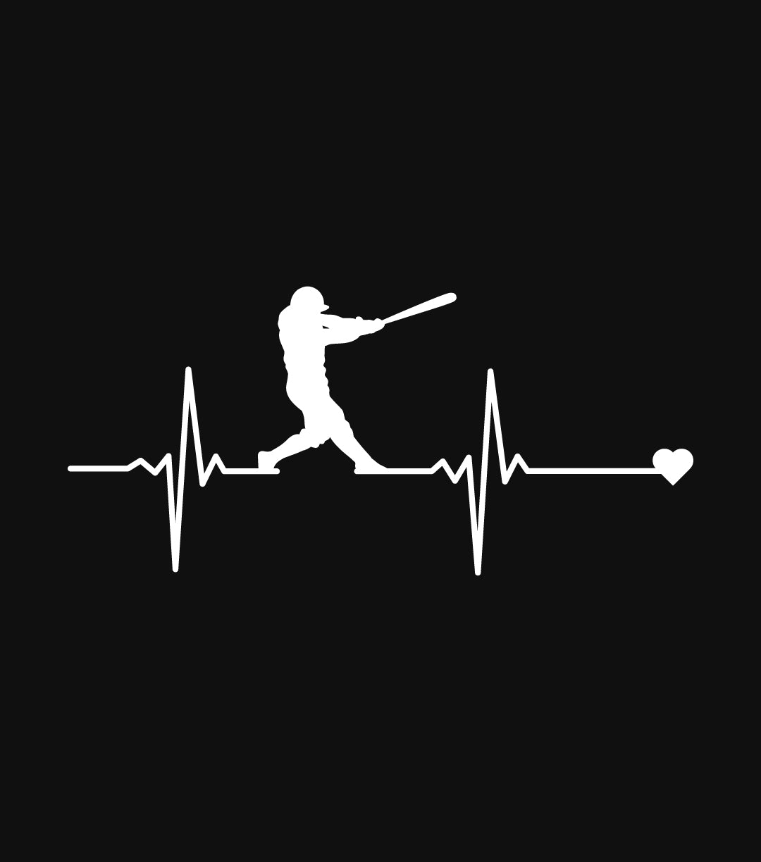 Baseball Heartbeat Pulse T-Shirt