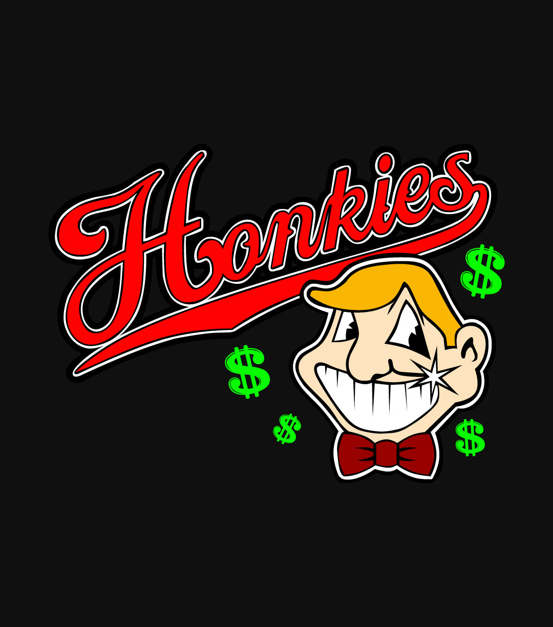 Honkies Caucasians Baseball T-Shirt