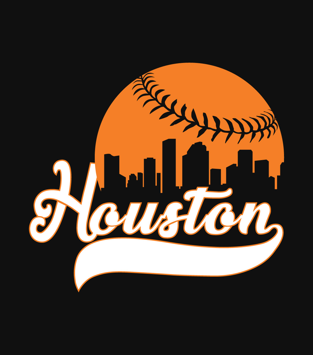 Houston Baseball Team City T-Shirt