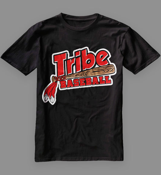 Tribe Baseball Sports Logo T-Shirt