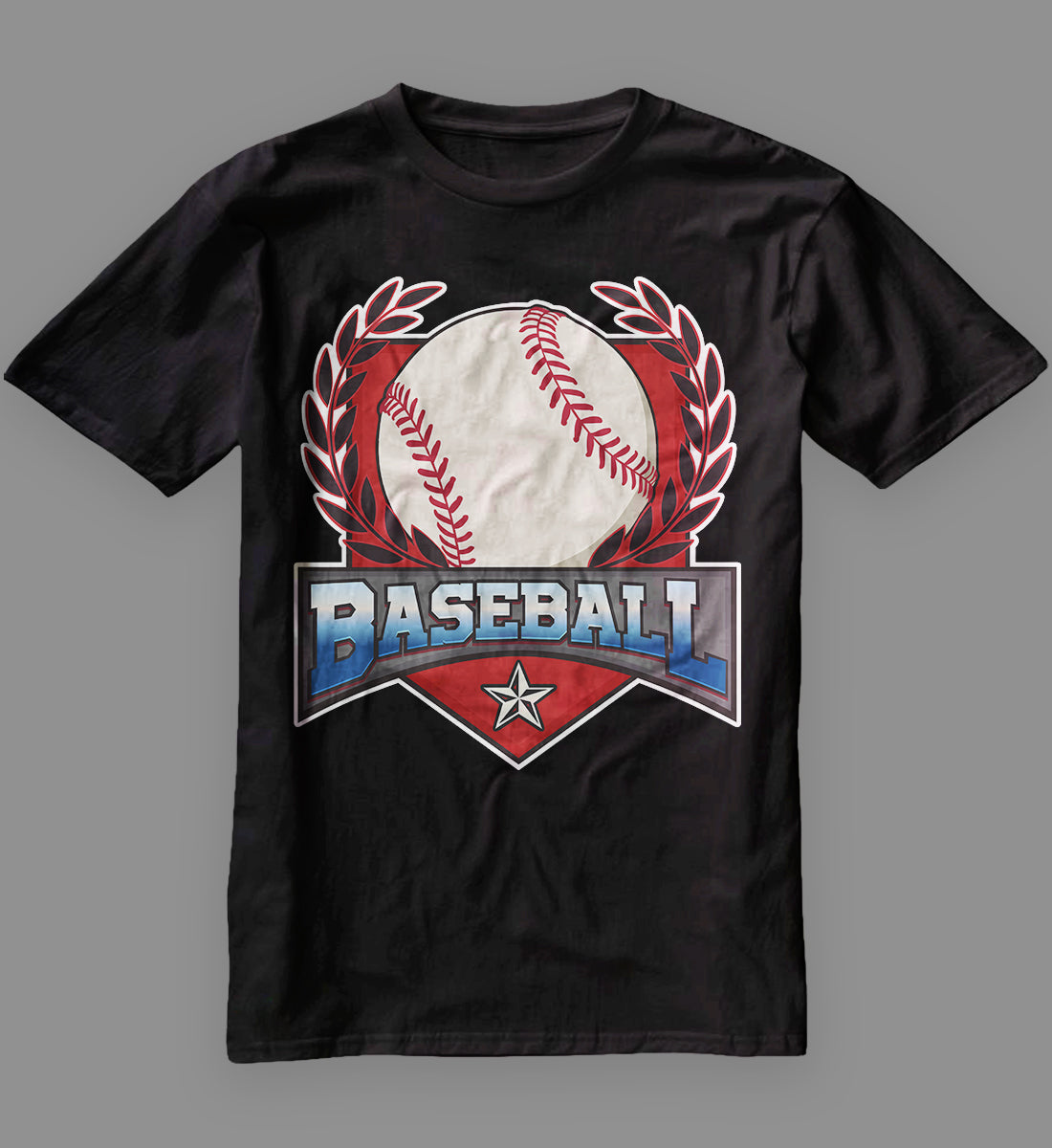Vintage Baseball Fan Logo T-Shirt