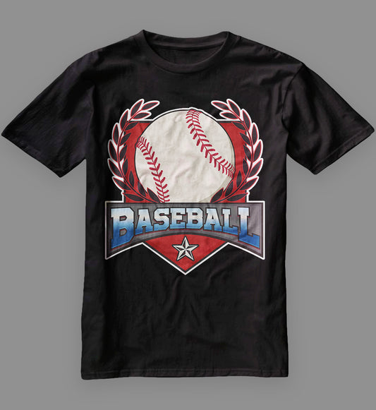 Vintage Baseball Fan Logo T-Shirt