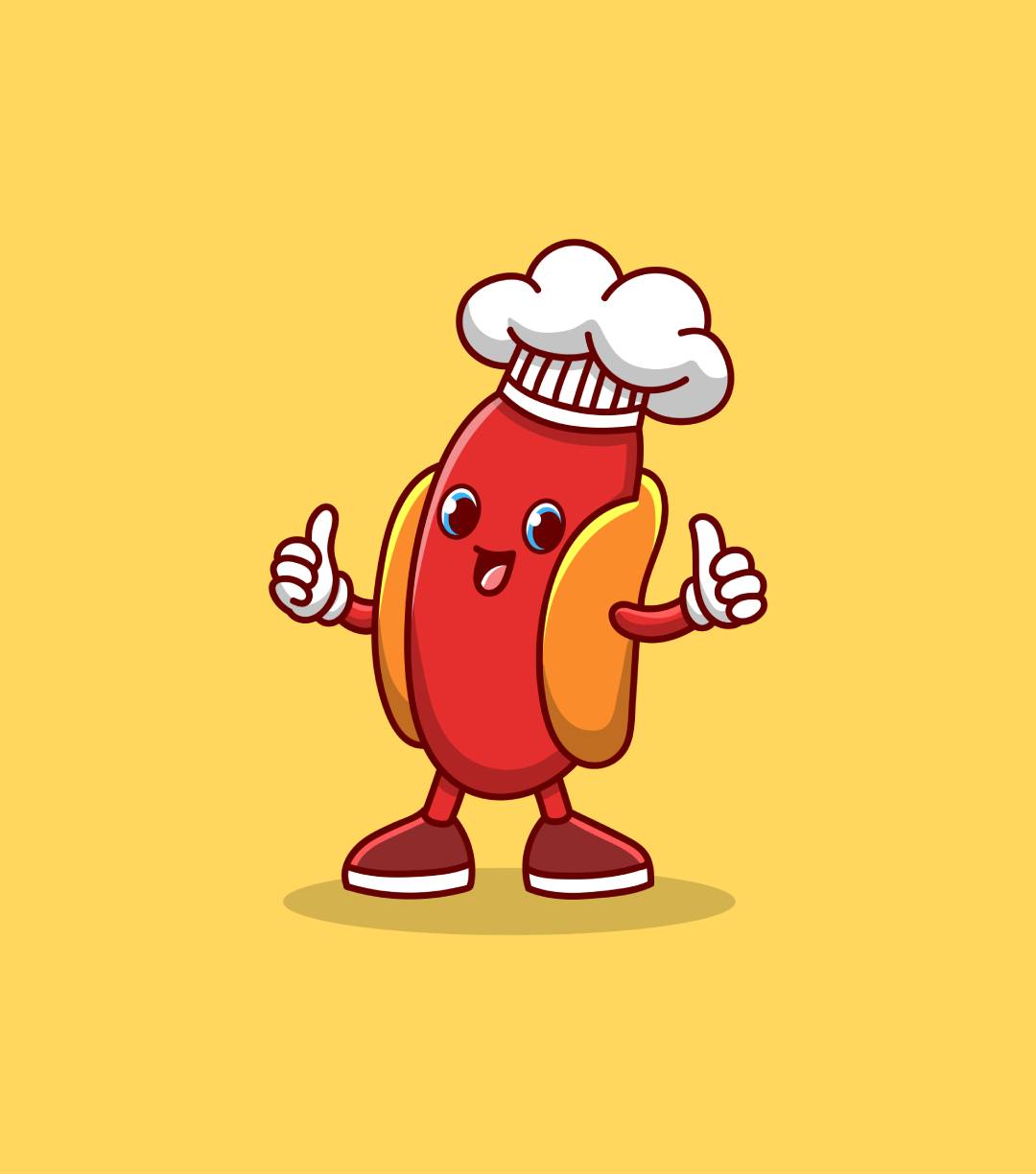 Hot Dog Chef Kid Shirt