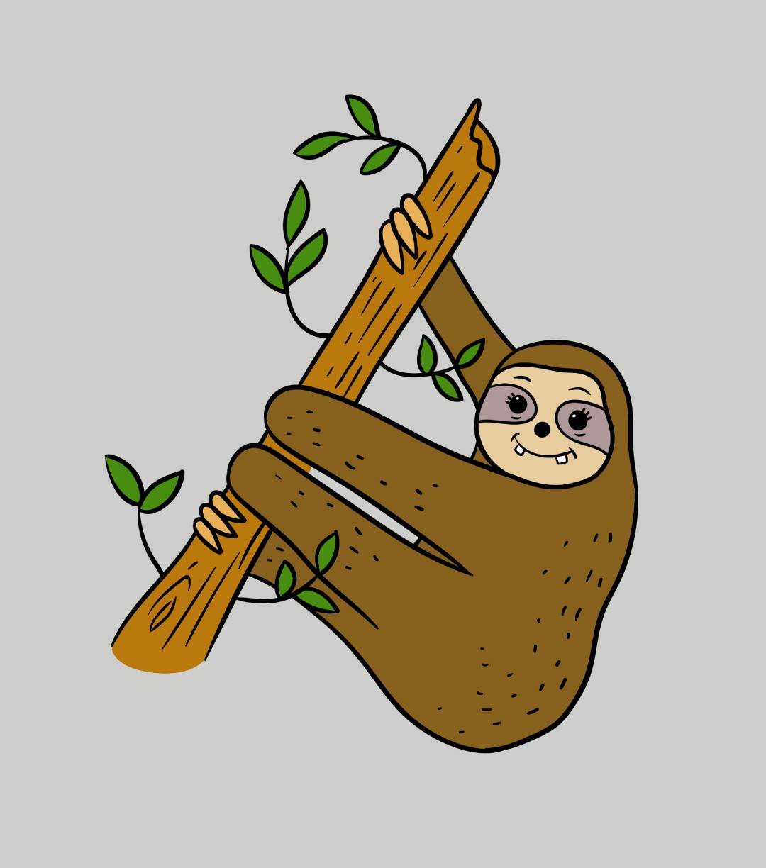 Another Cute Sloth Design T-Shirt