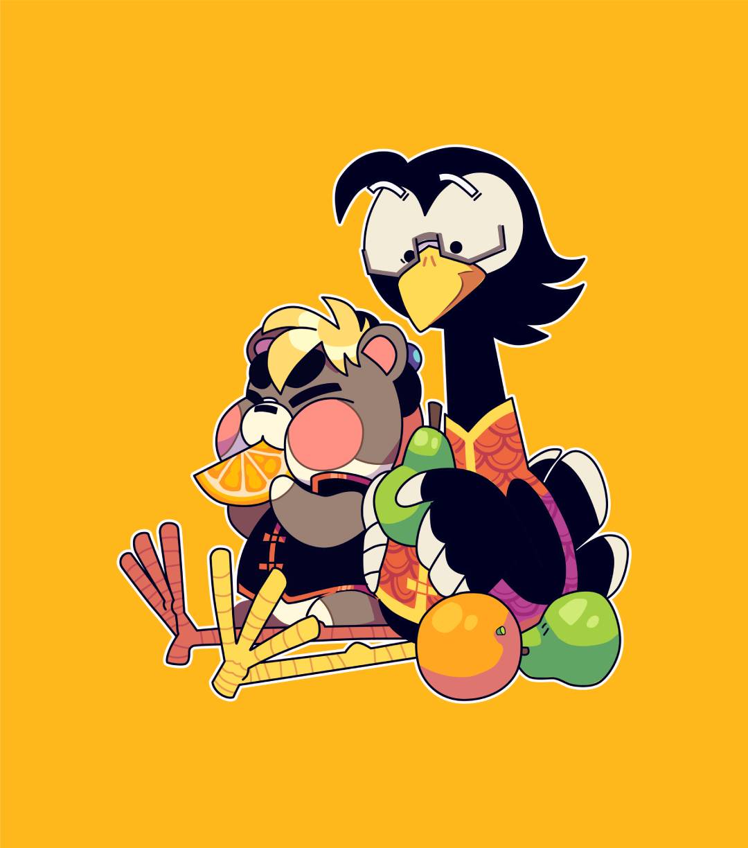 Bird & Hamster T-Shirt