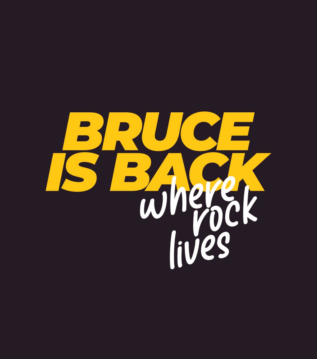 Bruce Is Back T-Shirt