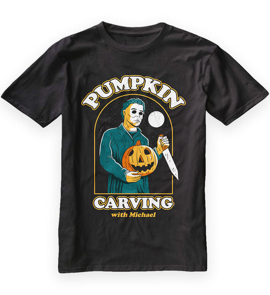 Carving with Michael T-shirt