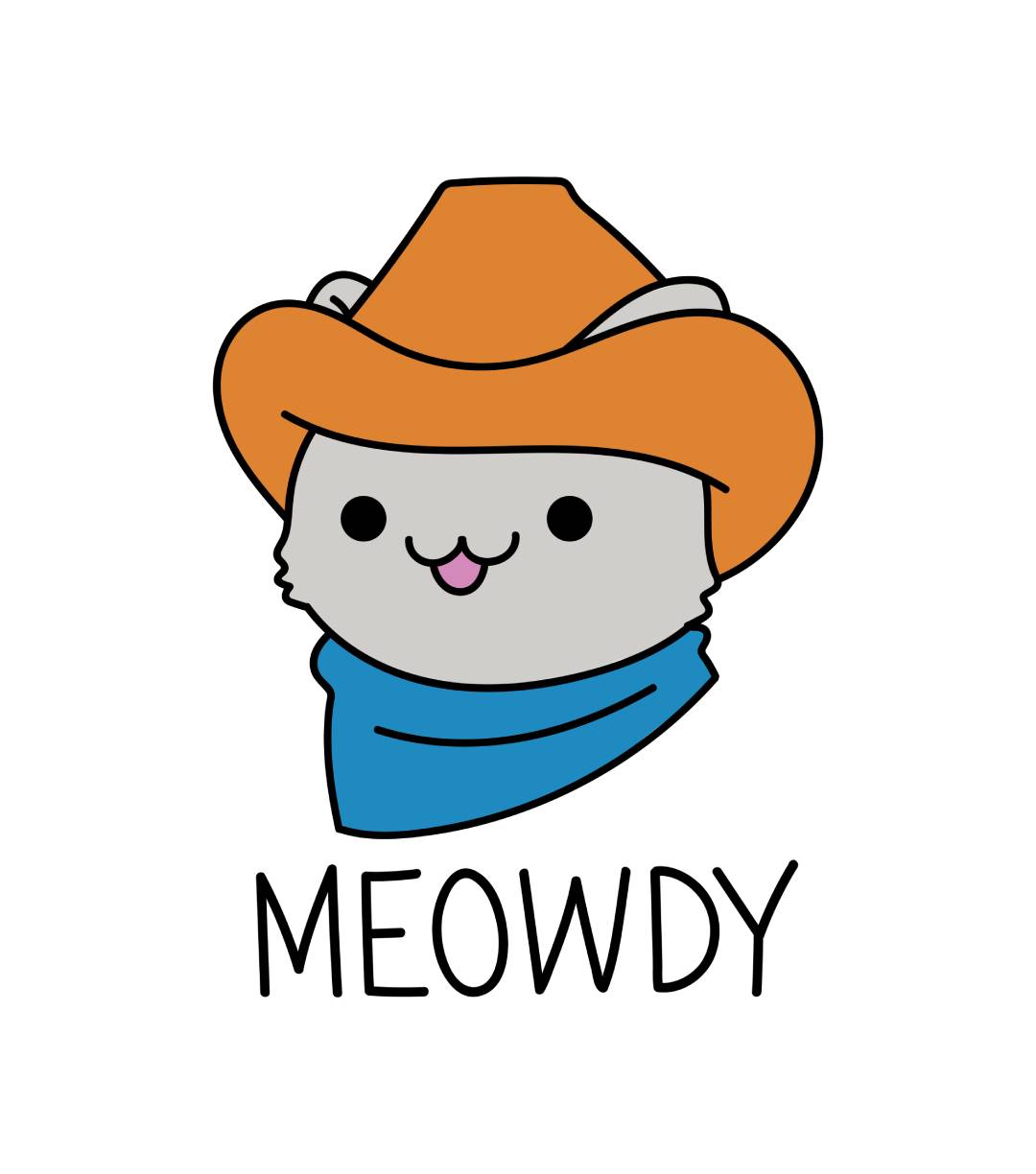 Cat Shirt - Meowdy Kids T-Shirt