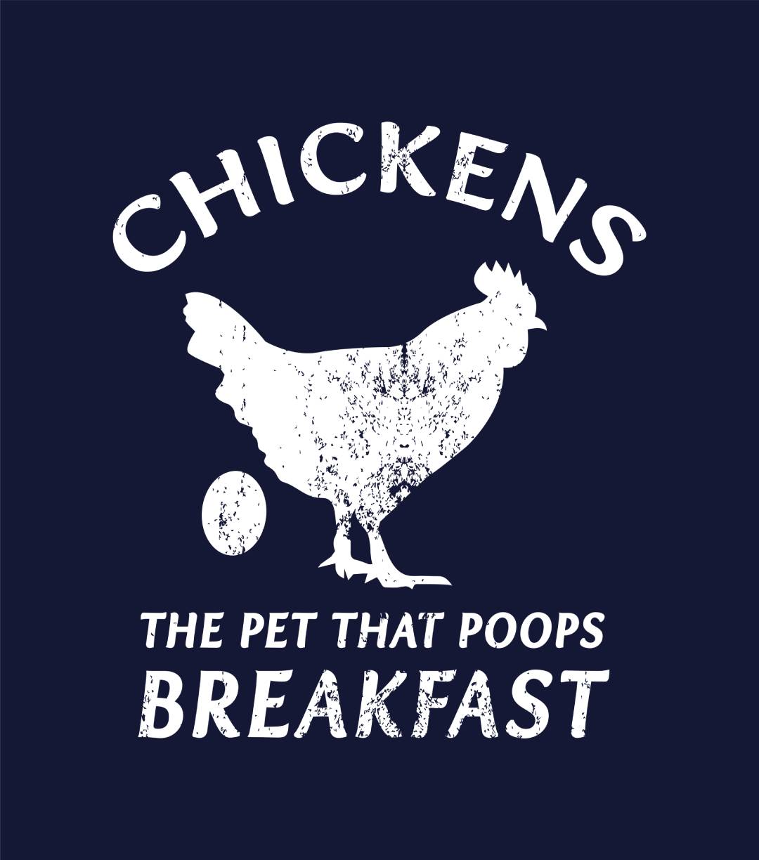 Chickens Poop Breakfast