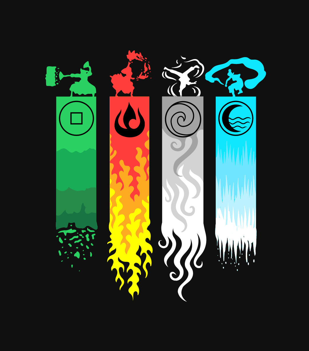 Elemental Bending Avatar Classic T-Shirt
