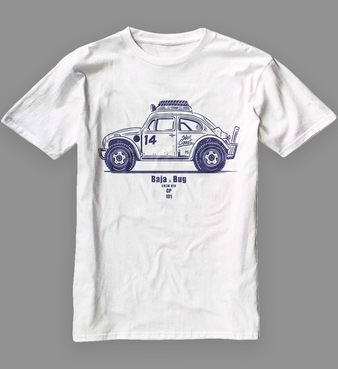Garage Project 101 Baja Bug, Beetle T-Shirt