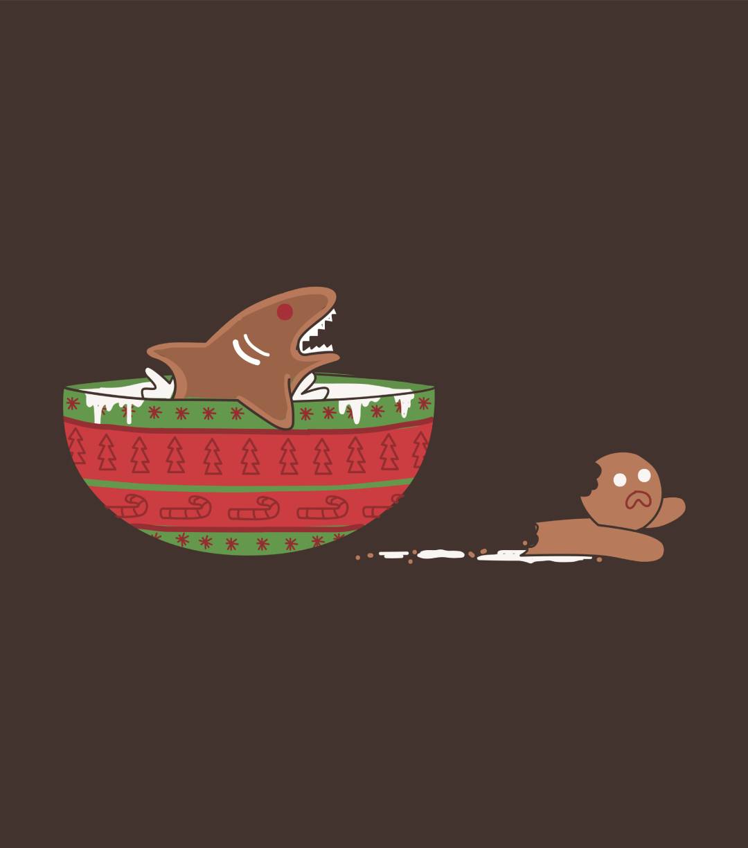 Gingerbread Jaws T-Shirt