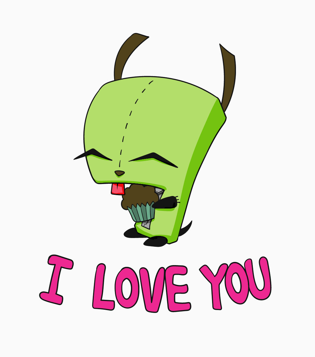 I Love You Monster T-Shirt