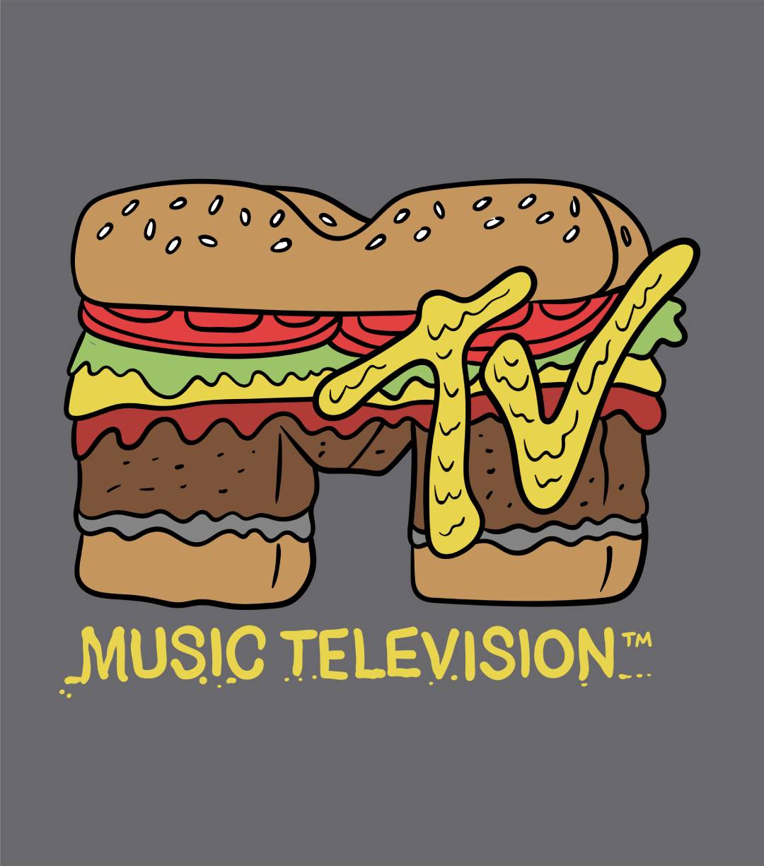 Hamburger Logo MTV Shirt