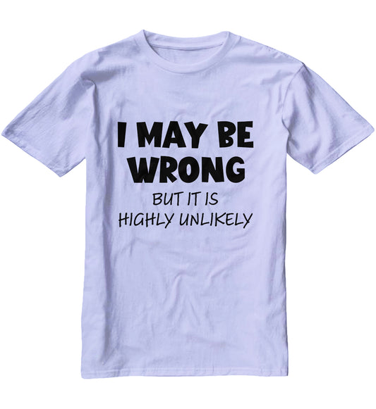 I May Be Wrong