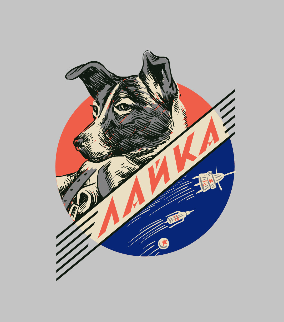 Laika , Vintage Shirt Trending , Unisex Heavy Cotton Tee