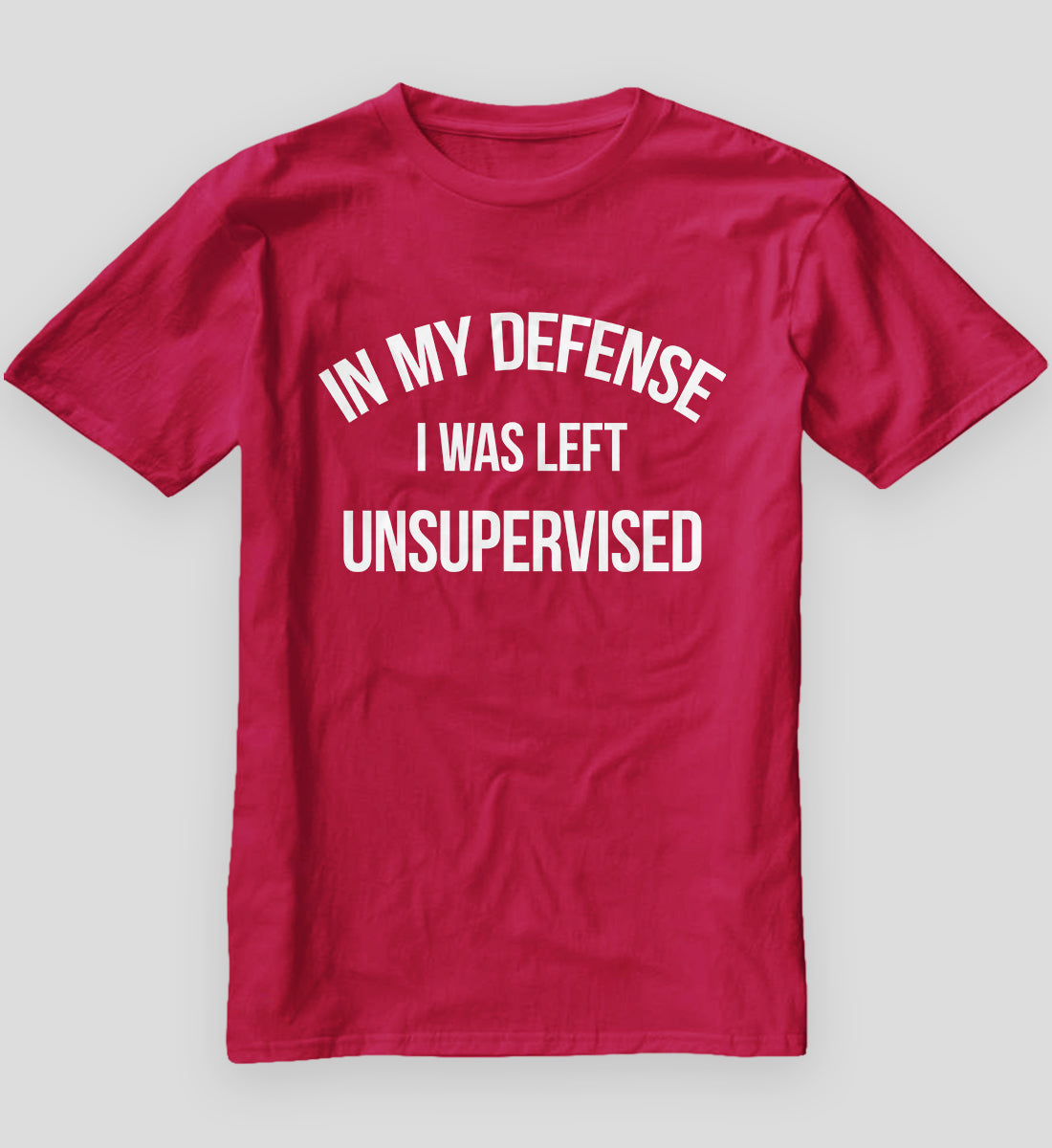 In My Defence I Was Left Unsupervised