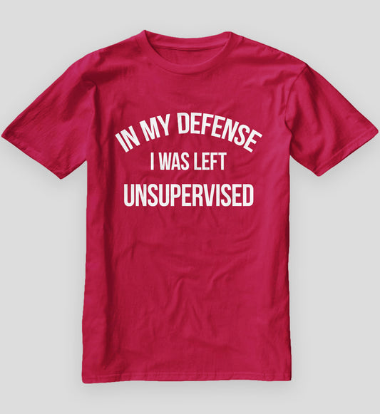 In My Defence I Was Left Unsupervised