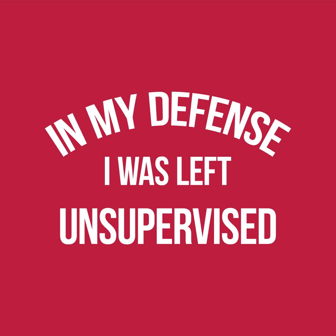 In My Defence I Was Left Unsupervised