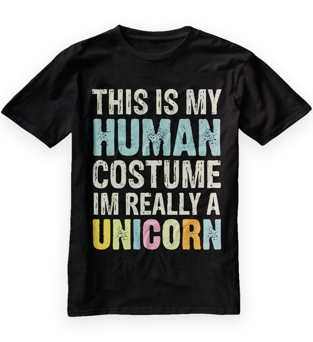 Men's Human Costume I'm Really A Unicorn Tee