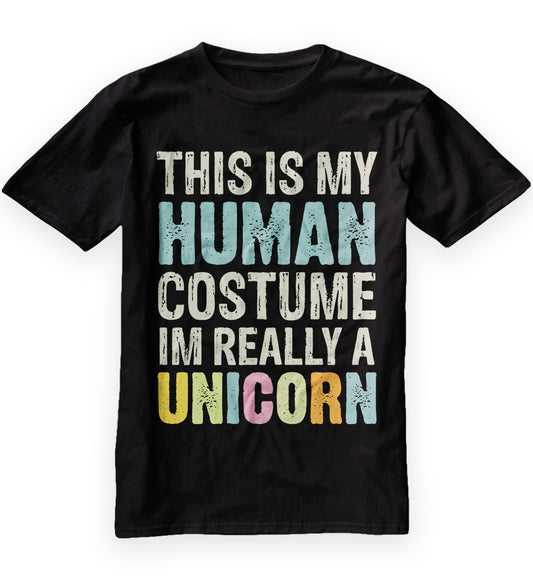 Men's Human Costume I'm Really A Unicorn Tee