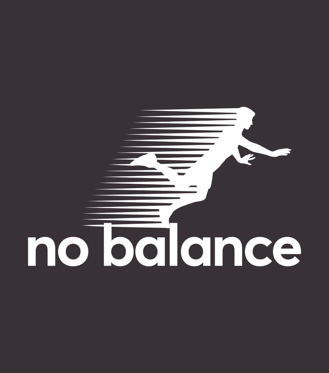 No Balance white logo T-Shirt