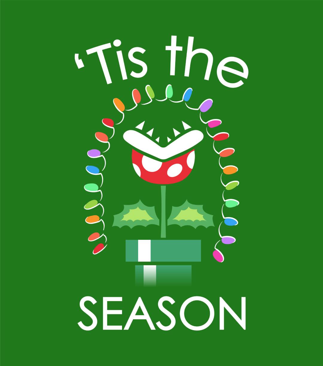 Piranha Plant 'Tis The Season Super Mario Bros