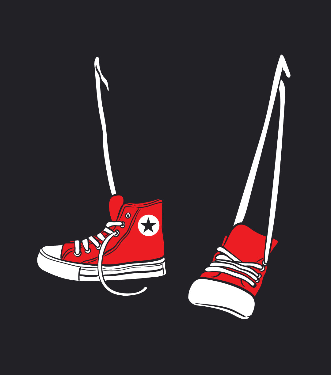 SHOES AROUND THE NECK MEN'S TSHIRT