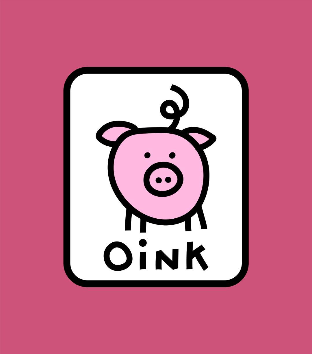 Self Portrait Pig For Cute Animals T-Shirt