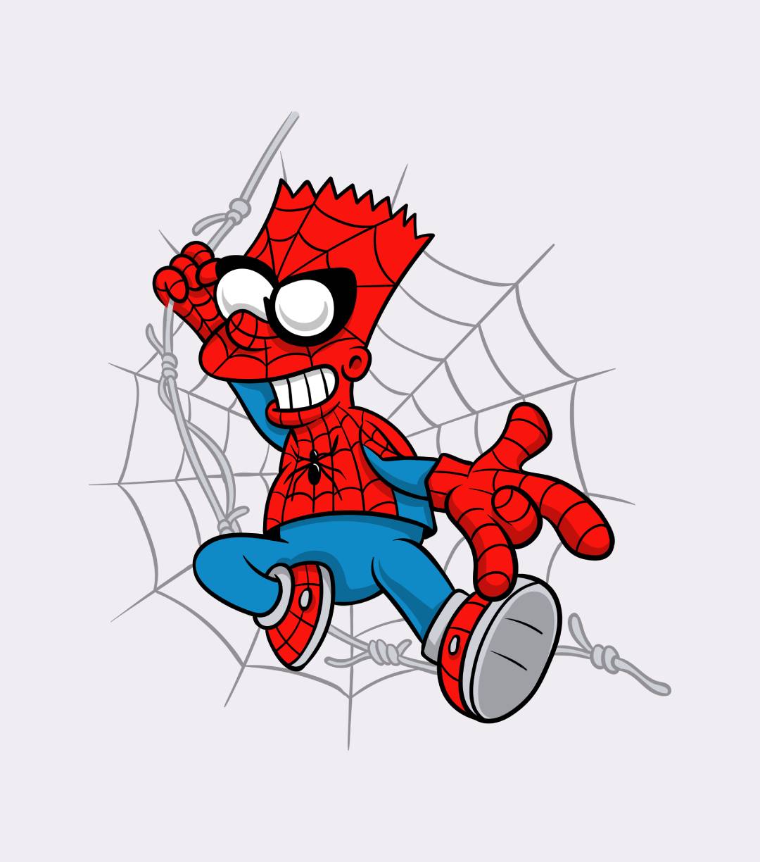 Spiderman The Simpsons T-shirt