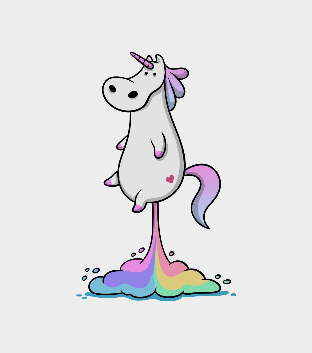 Unicorn Fart Baby T-Shirt