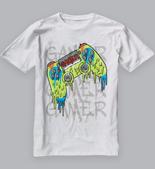 Unisex Grey Gamer T-Shirt