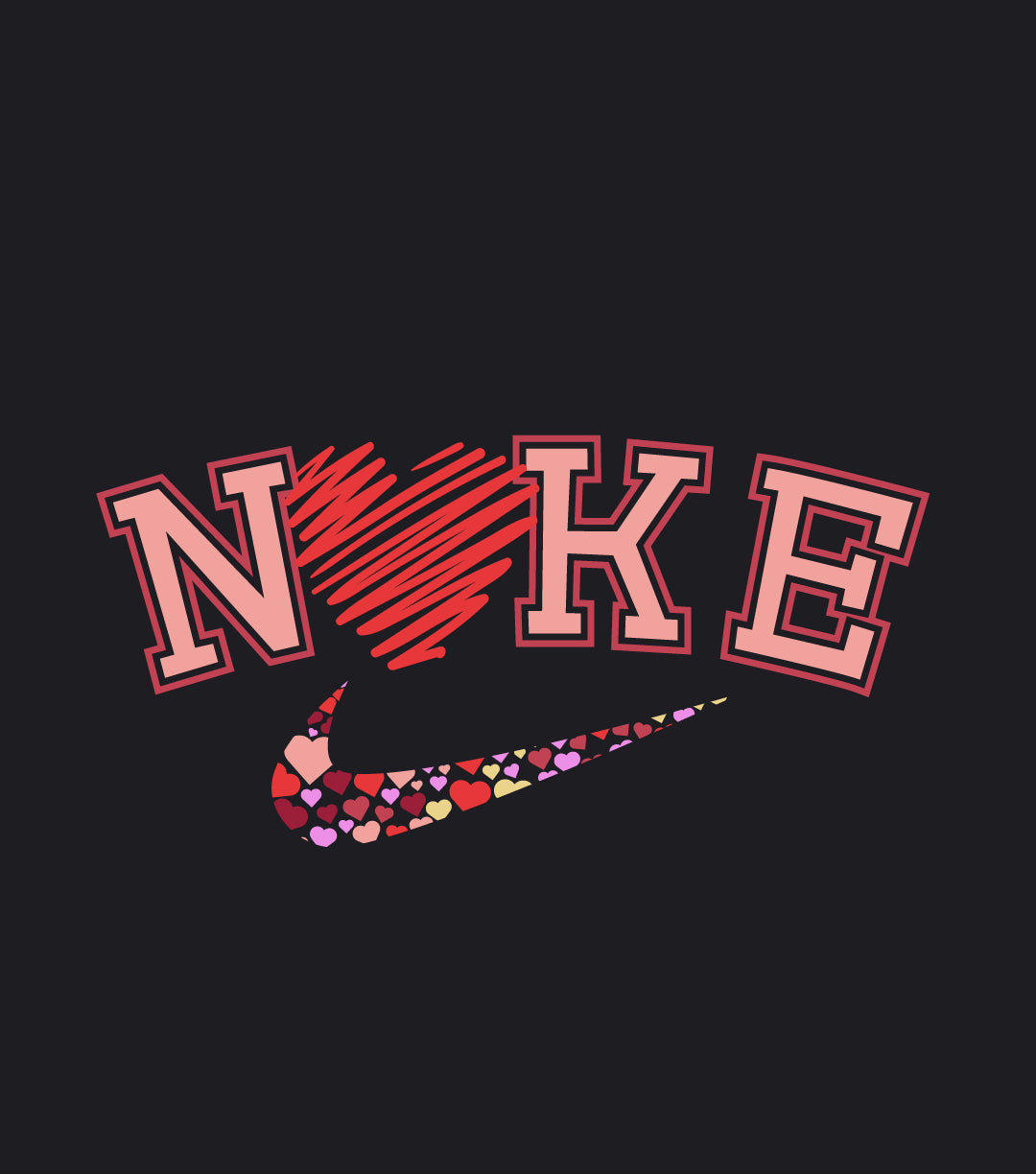 N1KE Heart Sweatshirt