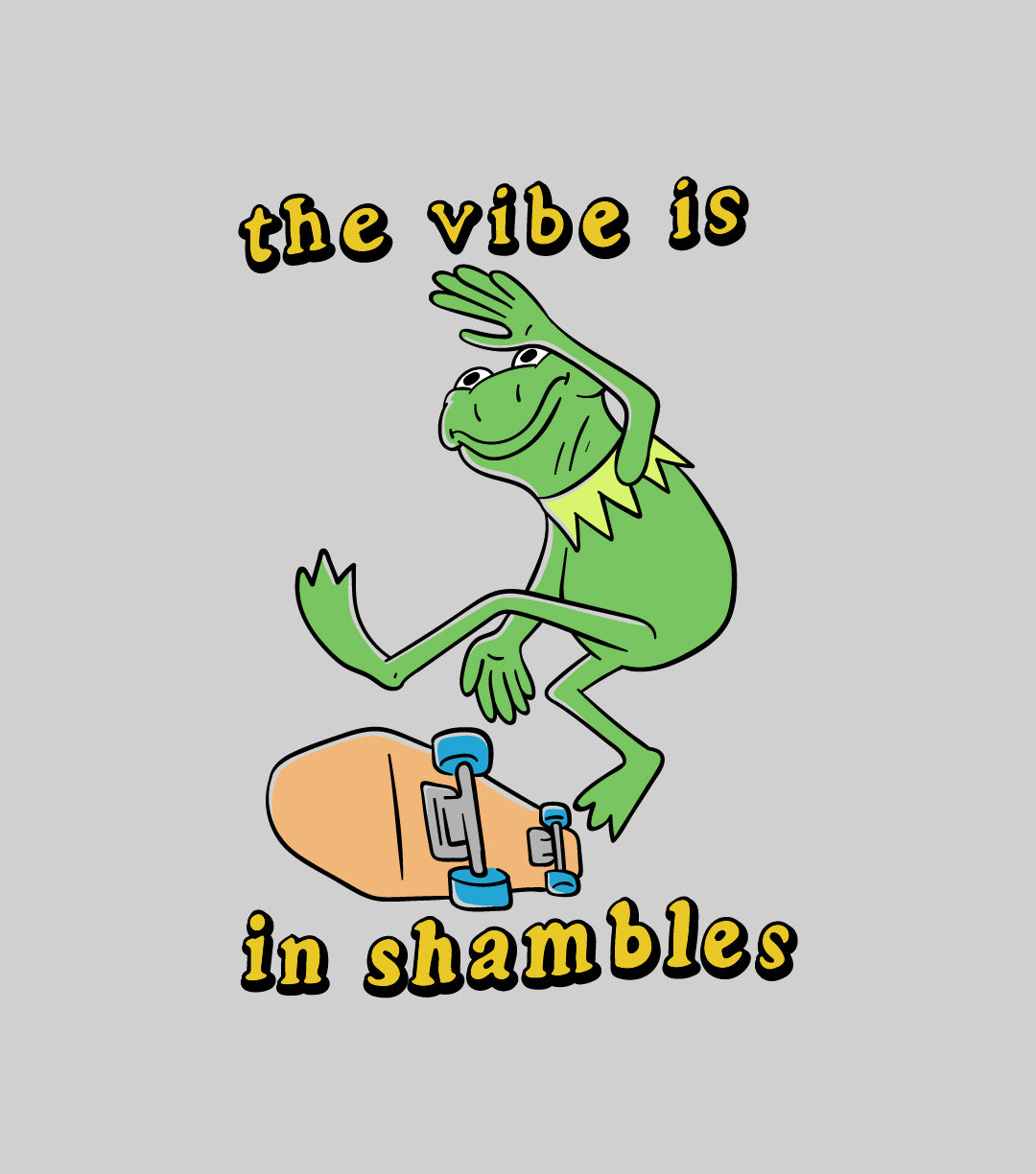 Vibe In Shambles Short Sleeve T-Shirt
