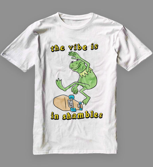 Vibe In Shambles Short Sleeve T-Shirt