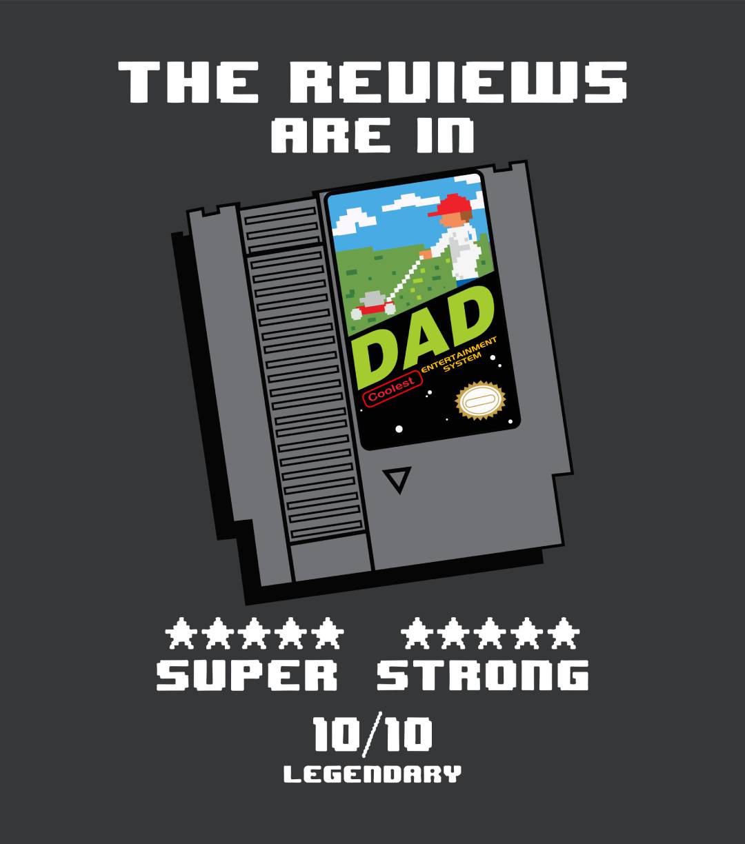 Video Game Cartridge Father's Day T-Shirt
