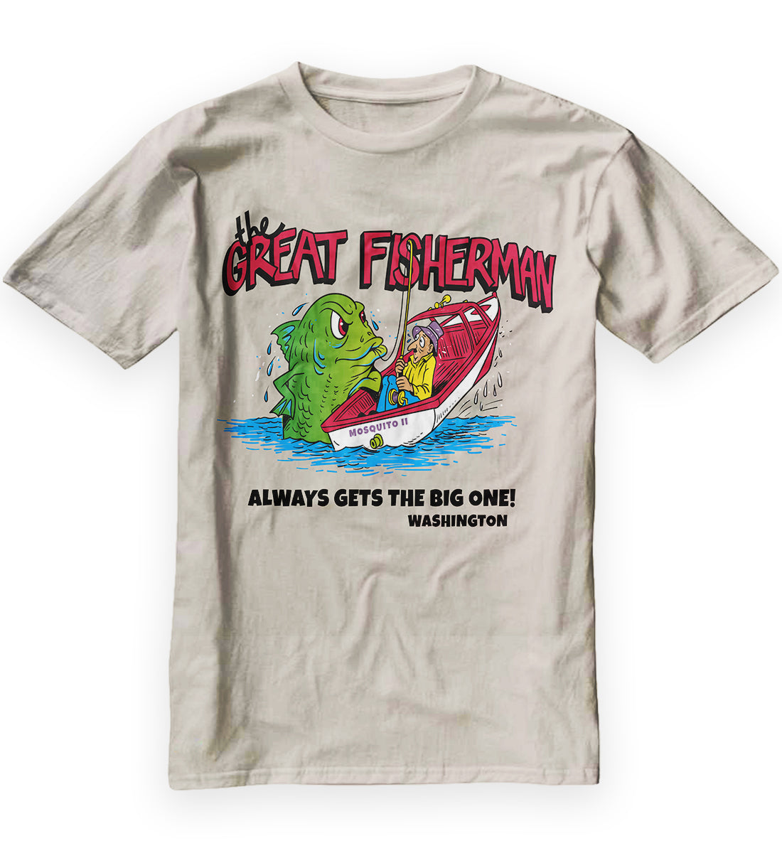 Vintage 1980s The Great Fisherman Always Gets The Big One