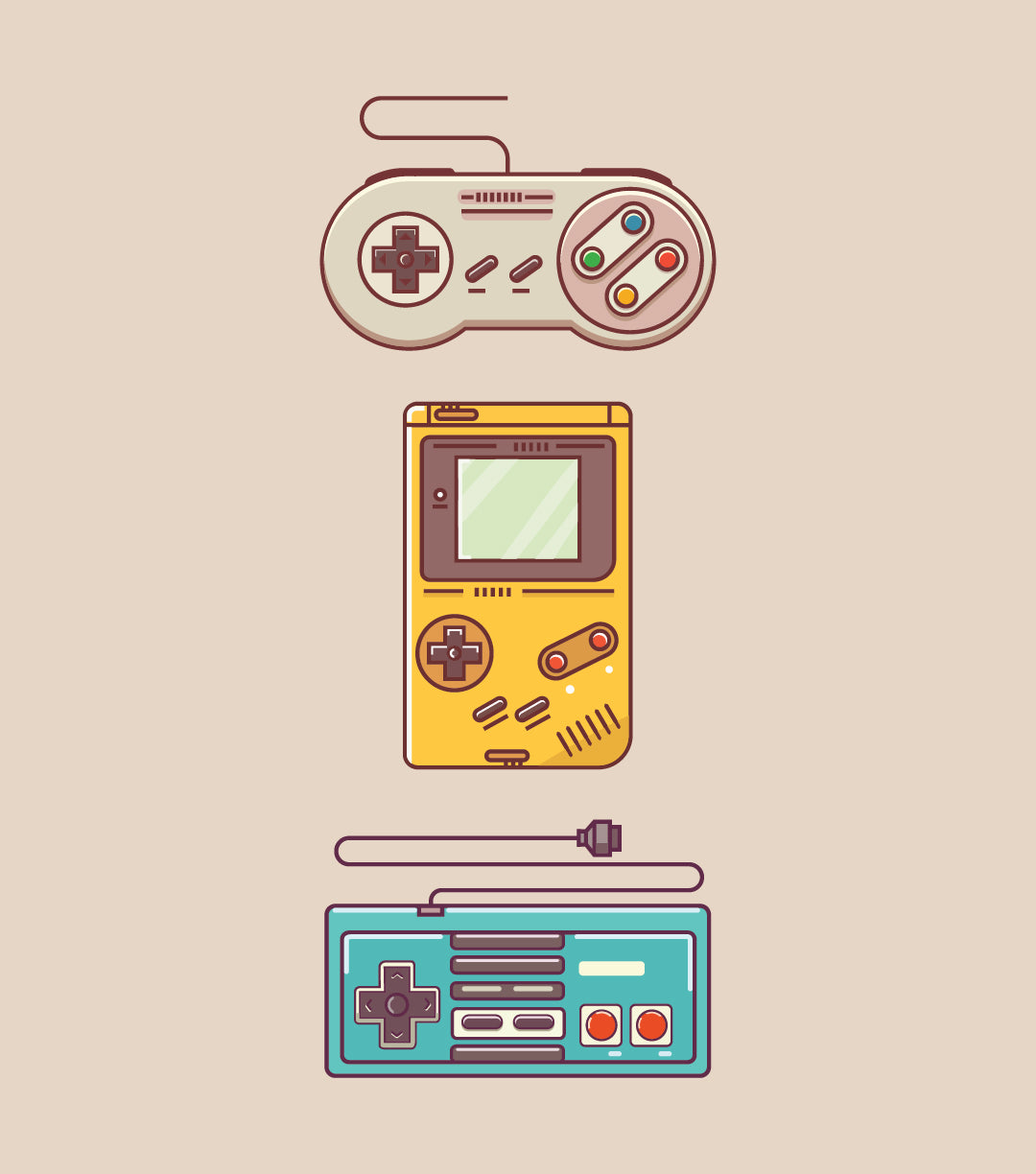 Vintage Controller Classic T-Shirt