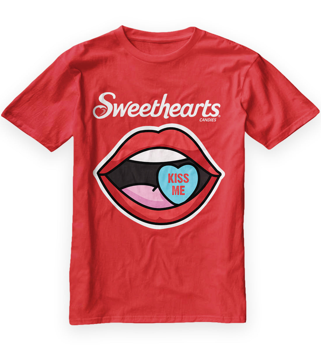 Womens Kiss Me Sweethearts Shirt