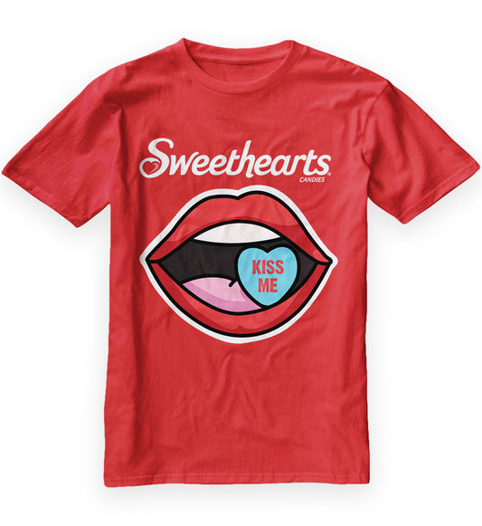 Womens Kiss Me Sweethearts Shirt