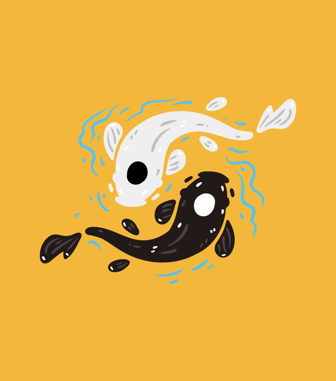 Yin-Yang Koi Fish T-Shirt