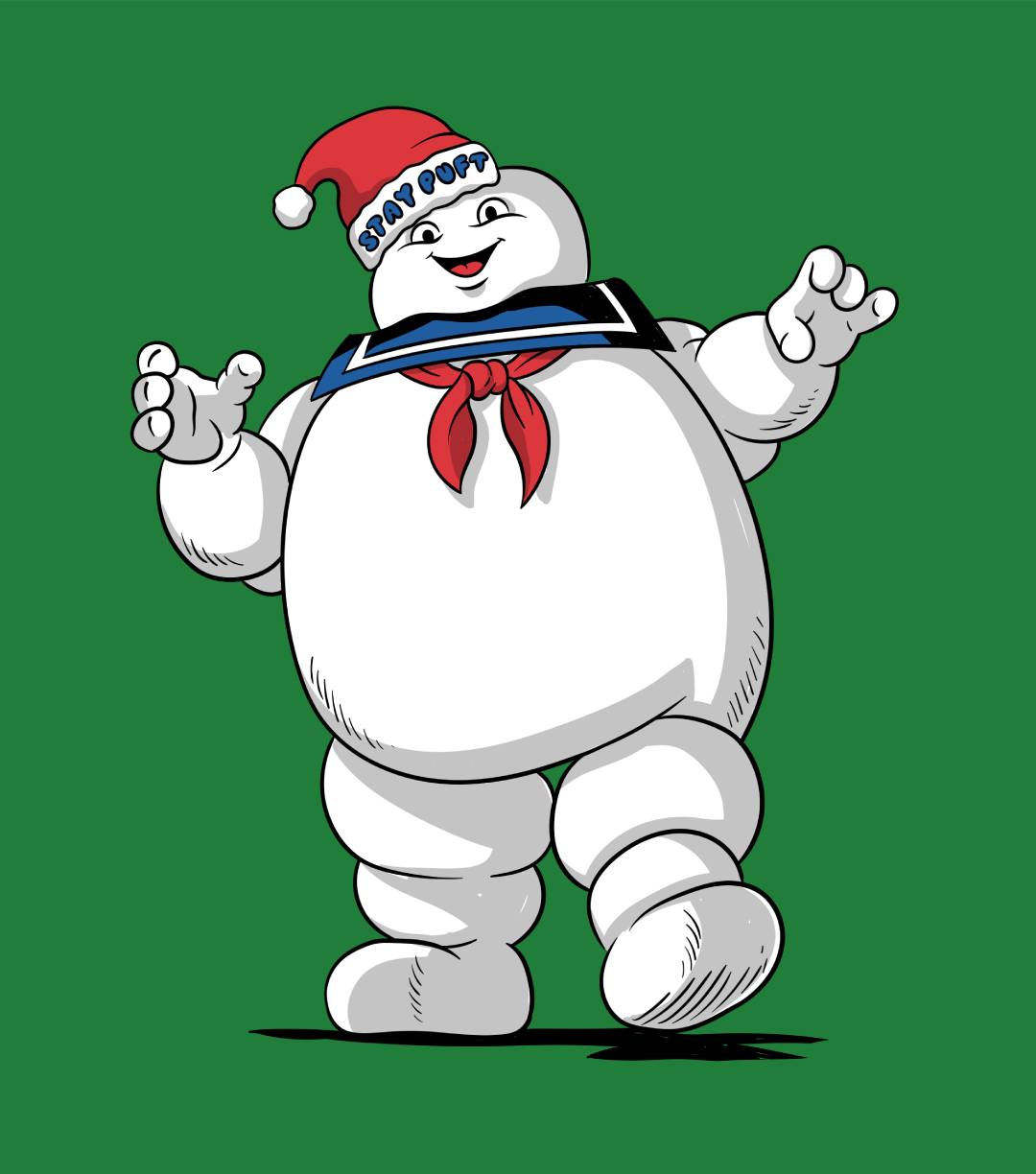 Youth Stay Puft Santa Claus Hat Real Ghostbusters