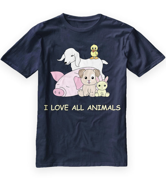 I Love All Animals T-Shirt