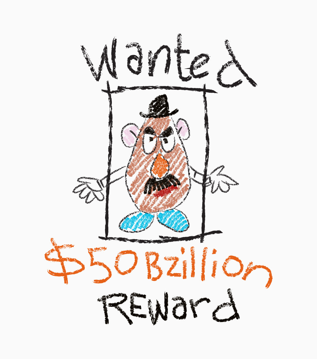 Wanted - Mr Potato Classic T-Shirt