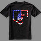 American Baseball Catcher Flag T-Shirt