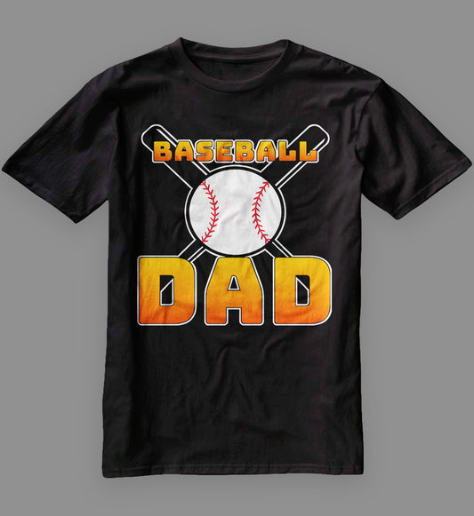 Baseball Dad Cute Father T-Shirt